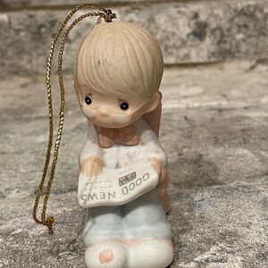 ❤️ PRECIOUS MOMENTS GOOD NEWS GRANDPA ORNAMENT 1983